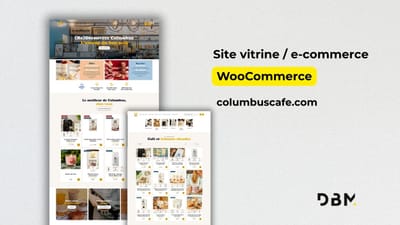 Columbus Café - Site e-commerce - Website Creatie