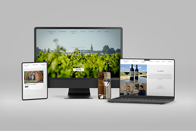 Site internet - Château La Rose Pourret - Digital Strategy