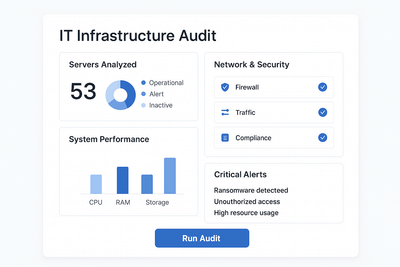 Audit de l'infrastructure informatique - Webanwendung