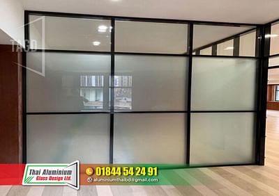 Office Thai Glass Partision Cutting Wall Glass - Video Production