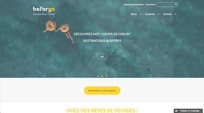 Site WordPress de BeForGo - Digital Strategy