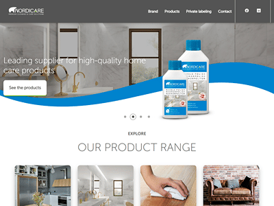 Nordicare, boutique en ligne de produits d'entretien nordiques - Création de site internet