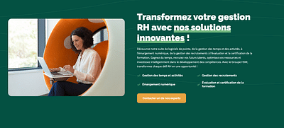 Création web d’une solution SaaS RH - Stratégie digitale
