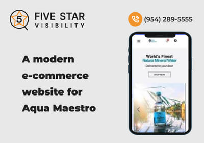 Custom E-Commerce Development for Aqua Maestro - Website Creation