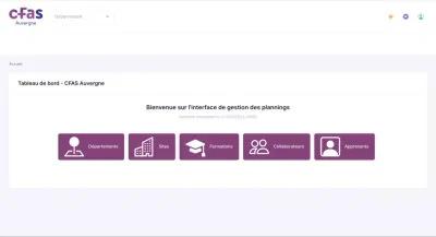 Dev outil sur-mesure : gestion plannings et temps - Ergonomie (UX/UI)