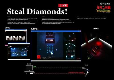STEAL DIAMONDS! - Pubblicità