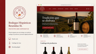 Bodegas Hispánicas Reunidas - Desarrollo Web - Développement de Logiciel