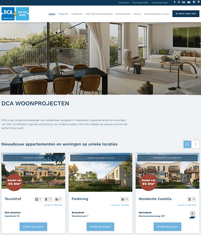 Construction company project website - SEO