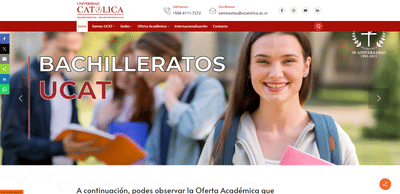 Universidad Católica de Costa Rica - Création de site internet