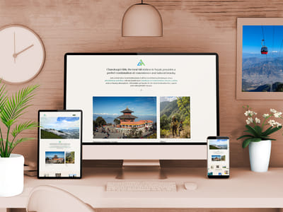 Rebranding & Website for Chandragiri Hills Resort - Grafikdesign