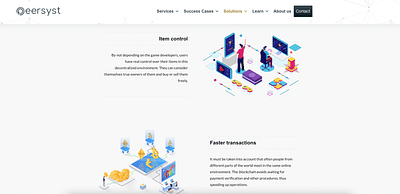 Diseño web para empresa de tecnología blockchain - Website Creatie