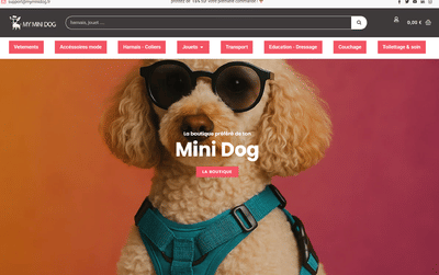 My mini Dog FR - E-Commerce