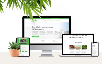Botanika Center – WordPress-Website für ein Gartencenter in der Eifel - Création de site internet