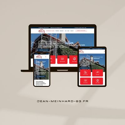 JEAN MEINHARD - Website creation & development - Website Creatie