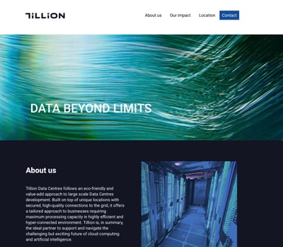 Web de Tilion - Creación de Sitios Web
