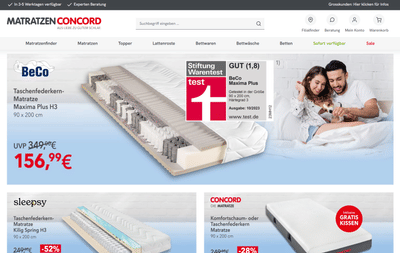Matratzen Concord - E-Commerce