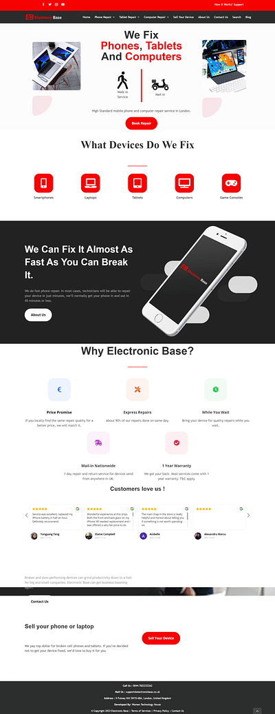 ElectronicBase - E-commerce