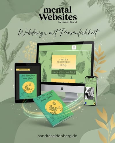Sandra Seidenberg Buch Autorin - Website Creatie