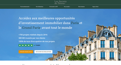 Création du site internet LesSecretsdelImmo - Création de site internet