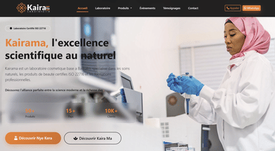 Site Kairama - Website Creatie