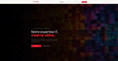 Re-développement des sites d'un groupement d'entreprise - Application web