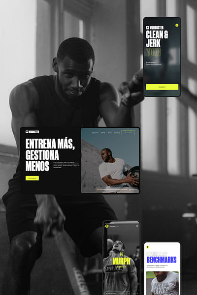 Wodbuster, app de reservas para boxes de crossfit - Branding y posicionamiento de marca