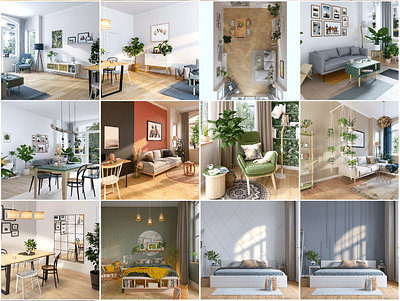 Photorealistic interior renderings - 3D