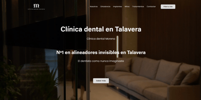 Estrategia digital integral para una clínica dental - Creación de Sitios Web