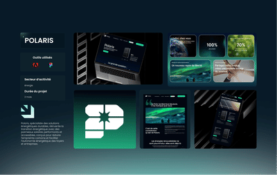 Branding + Webdesign - Polaris - Graphic Identity