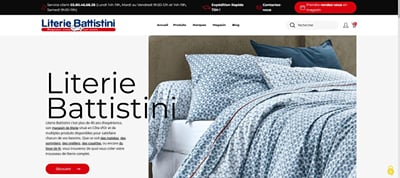 Literie Battistini : SEO et réseaux sociaux d'un magasin de literie - Stratégie digitale