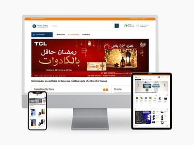 Site web E-Commerce - Electro Tounes - E-commerce