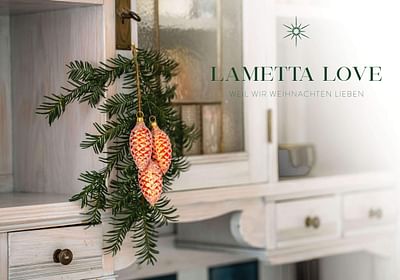 LAMETTA LOVE – Mediendesign für Weihnachtsdeko - Webseitengestaltung