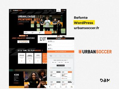Urban Soccer ⚽️ - Création de site internet