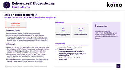 Mise en place d'agents IA - Banque - Intelligence Artificielle