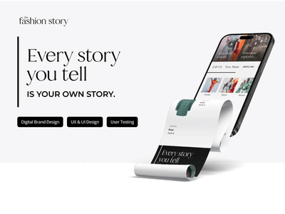 the fashion story - Ergonomie (UX/UI)