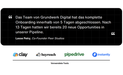 Outbound von Null aufgebaut: 20 Opportunities in 13 Tagen - Growth Marketing