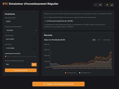 Application web : simulateur d'investissement - Application web