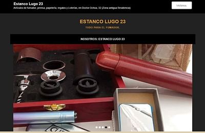 Página Web Estanco Lugo 23 - Creación de Sitios Web