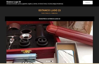 Página Web Estanco Lugo 23 - Website Creation