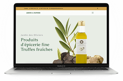 Création du site e-commerce Jardin des Oliviers - Stratégie digitale