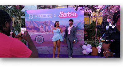 Darling X Barbie Event - Werbung