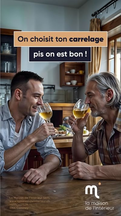 Advertising campaign for a client B2B & B2C Valais - Marketing