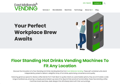 East Midlands Vending - E-commerce