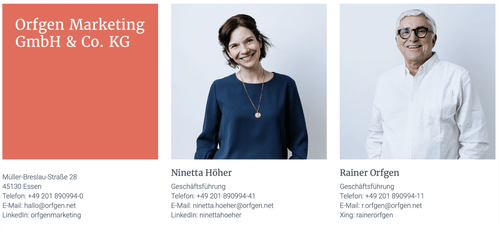 Orfgen Marketing GmbH & Co. KG cover