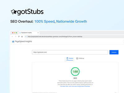 SEO Overhaul: 100% Speed, Nationwide Growth - Web Application