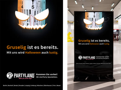 Außenwerbung für Partyzubehör Marktführer - Advertising