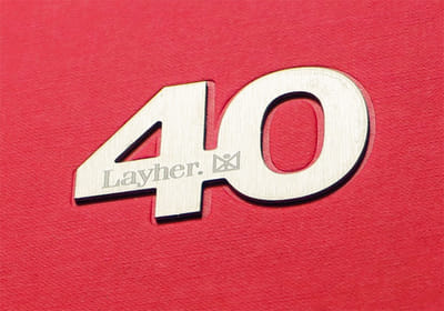 Conception d'un livre pour les 40 ans de Layher - Graphic Design