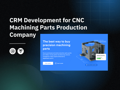 CRM for CNC Machining Company - Web Applicatie