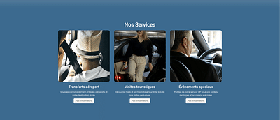 Web Chauffeur privé - Publicidad Online