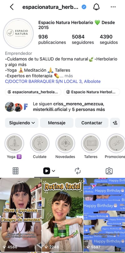 Identidad de marca y gestión de redes sociales para herbolario - Social Media